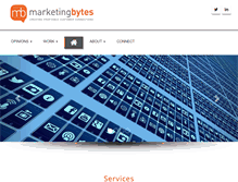 Tablet Screenshot of marketingbytes.com.au